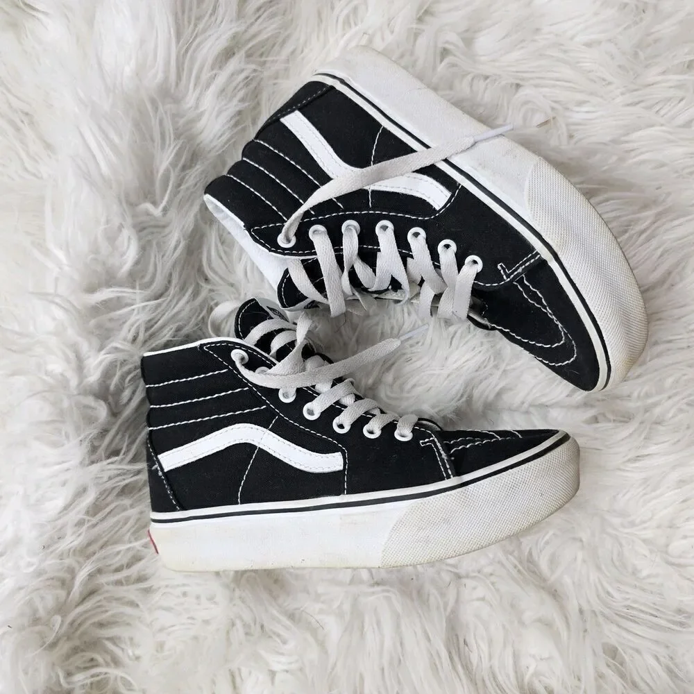 Vans OTW Old Skool Youth Kids Shoes Black White 3 M Suede Skateboard Sneakers